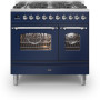 Ilve PD096NE3/MB fornuis blauw - 90 cm. breed