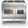 Ilve PD106NE3/SS fornuis rvs - 100 cm. breed
