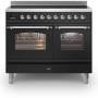 Ilve PDI106NE3/MG inductie fornuis - grafiet - 100 cm. breed