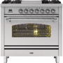 Ilve P09FNE3/SS fornuis - rvs - 90 cm. breed