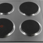 Inventum IKE6010RVS inbouw elektrische kookplaat - roestvrijstaal