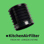 KitchenAirFilter KAF750 longlife universeel koolstoffilter - 3 jaar gebruik