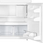 De binnenzijde van de Liebherr TX1021 is uitgevoerd met een klein vriesvakje en twee groentelades