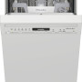 Miele G5640 SC smalle vrijstaande vaatwasser wit - met besteklade
