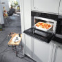 Bedieningspaneel van de Miele H6100BM CLST oven met magnetron inbouw