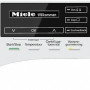 Bedieningspaneel van de Miele WKG120WCS wasmachine