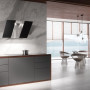Miele DA6096W schuine wand afzuigkap - zwart - 90 cm