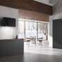 Miele DA9092W Screen wand afzuigkap - zwart glas - verticaal model