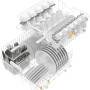 Miele G5132i Brws inbouw vaatwasser - wit bedieningspaneel