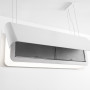 Novy MOOD 7550 eiland afzuigkap wit - recirculatie
