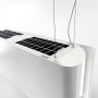 Novy MOOD 7550 eiland afzuigkap wit - recirculatie