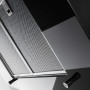 Novy 7853 wand afzuigkap schuin - Vision - zwart glas