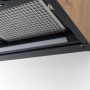Novy 8770aNovy 8770 vlakscherm afzuigkap - 120 cm. breed afzuigkap vlakscherm