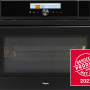 Pelgrim COS834MAT inbouw matzwarte combi-stoomoven met magnetron