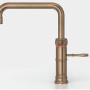 Quooker COMBI Classic Fusion Square MESSING PATINA - kokend water kraan