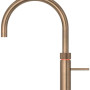 Quooker COMBI+ Fusion Round MESSING PATINA - kokend water kraan