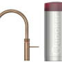 Quooker COMBI+ Fusion Round MESSING PATINA - kokend water kraan