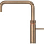 Quooker COMBI+ Fusion Square MESSING PATINA - kokend water kraan