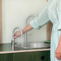 Quooker COMBI+ Nordic Round Twintaps RVS - kokend water kraan