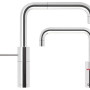 Quooker COMBI Nordic Square Twintaps RVS- kokend water kraan