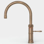 Quooker PRO3 Classic Fusion Round Messing Patina - kokend water kraan