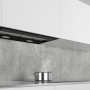 Siemens LJ67BAM60 inbouw afzuigkap - blokdesign - zwart