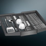 Siemens SN15ZC80CS onderbouw vaatwasser - blacksteel