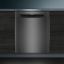 Siemens SN15ZC80CS onderbouw vaatwasser - blacksteel