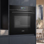 Siemens HM776GKB1 inbouw oven met magnetron - zwart