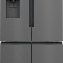 Siemens KF96DAXEA vrijstaande side-by-side koelkast - blacksteel