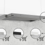 Siemens LI63LA526 vlakscherm afzuigkap - rvs-look