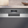 Siemens SN55ES11CE half geintegreerde inbouw vaatwasser - rvs bedieningspaneel