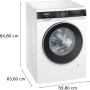 Siemens WG44G207NL vrijstaande wasmachine - Wit