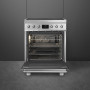 Smeg C6IMXM2 inductie fornuis - 60 cm. - rvs