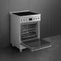 Smeg C6IPXM2 inductie fornuis met pyrolyse - 60 cm breed
