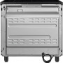 De achterzijde van de Smeg C9IMN2 met onderin weergegeven de locatie van het perilex snoer (apart bij te bestellen)