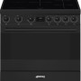 Smeg C9IMN2 inductie fornuis - mat zwart - 90 cm