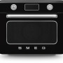Smeg COF01BLEU vrijstaande combi-stoomoven - zwart