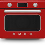 Smeg COF01RDEU vrijstaande combi-stoomoven - rood