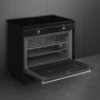 Praktisch is de zuinige oven met hetelucht in de CX91IMBL