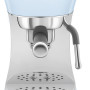 Smeg ECF02PBEU koffiemachine / espressomachine - pastelblauw