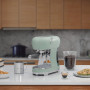 Smeg ECF02PGEU espressomachine / koffiemachine - watergroen