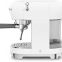 Smeg ECF02WHEU koffiemachine / espressomachine - wit