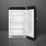 Smeg FAB10HRBL6 retro jaren 50 koelkast - zwart - tafelmodel