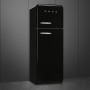 Smeg FAB30RBL6 retro jaren 50 koelkast - zwart