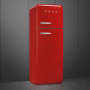 Smeg FAB30RRD6 retro jaren 50 koelkast - rood