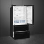 Smeg FQ55FNDE side-by-side koelkast - zwart