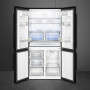 Smeg FQ60NDE side-by-side koelkast - zwart