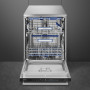 Smeg LVS345BQSTX vrijstaande design vaatwasser - rvs