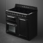Smeg TR103IBL2 inductie fornuis - zwart - 100 cm - Victoria
